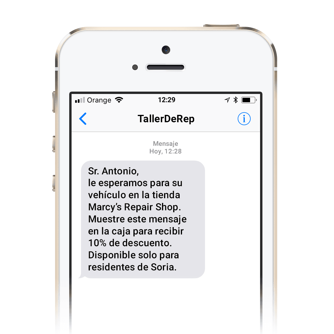 Expresión directa al destinatario