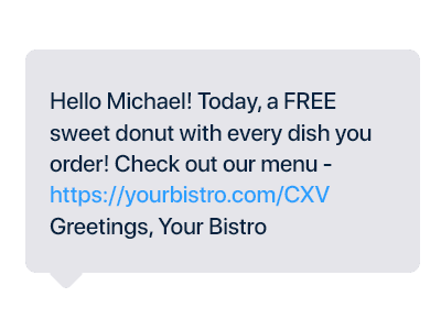 Link in your own domain
