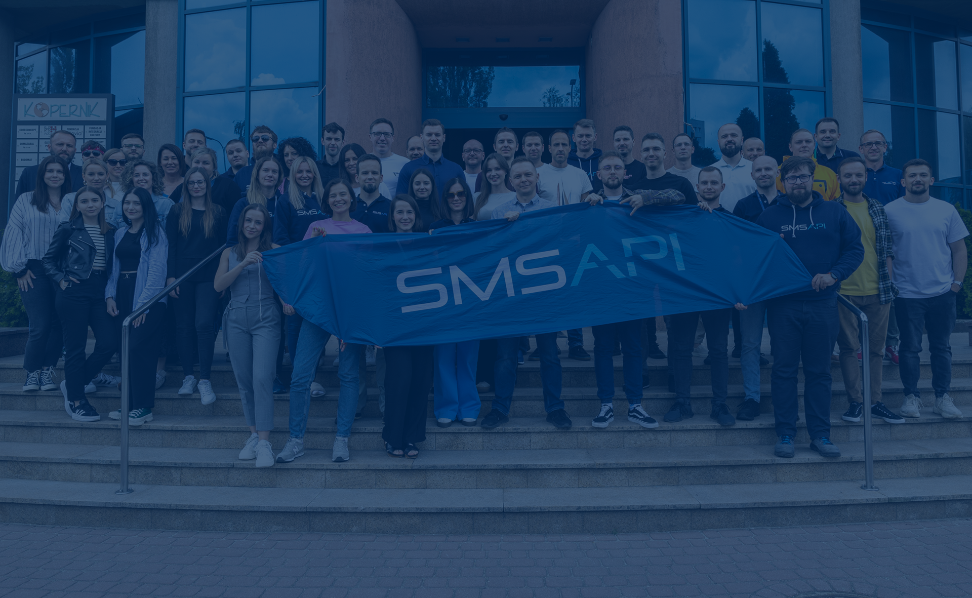 Photo of SMSAPI team